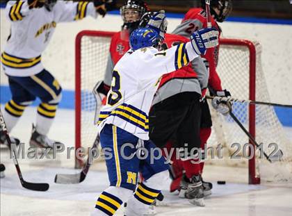 Thumbnail 2 in NFA/St. Bernard/Bacon Academy vs. Newington/Berlin (CIAC Division III Semifinal) photogallery.