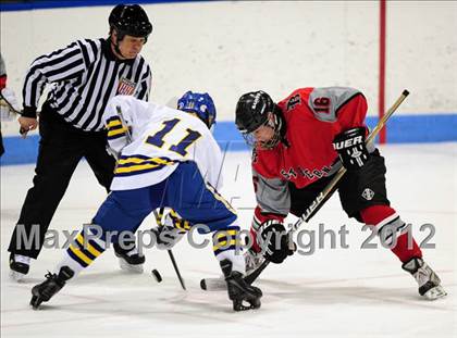 Thumbnail 3 in NFA/St. Bernard/Bacon Academy vs. Newington/Berlin (CIAC Division III Semifinal) photogallery.