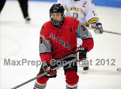 Thumbnail 3 in NFA/St. Bernard/Bacon Academy vs. Newington/Berlin (CIAC Division III Semifinal) photogallery.