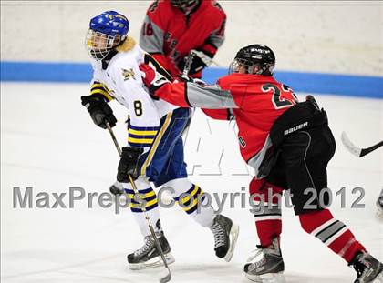 Thumbnail 1 in NFA/St. Bernard/Bacon Academy vs. Newington/Berlin (CIAC Division III Semifinal) photogallery.