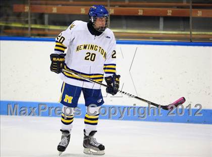 Thumbnail 1 in NFA/St. Bernard/Bacon Academy vs. Newington/Berlin (CIAC Division III Semifinal) photogallery.