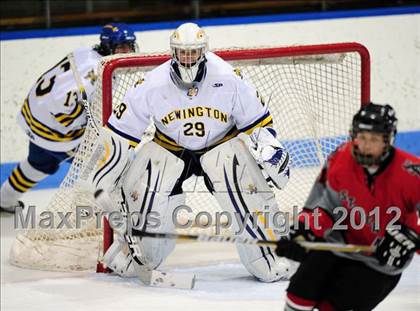 Thumbnail 3 in NFA/St. Bernard/Bacon Academy vs. Newington/Berlin (CIAC Division III Semifinal) photogallery.