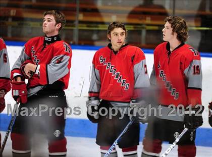 Thumbnail 3 in NFA/St. Bernard/Bacon Academy vs. Newington/Berlin (CIAC Division III Semifinal) photogallery.