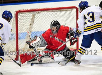 Thumbnail 1 in NFA/St. Bernard/Bacon Academy vs. Newington/Berlin (CIAC Division III Semifinal) photogallery.