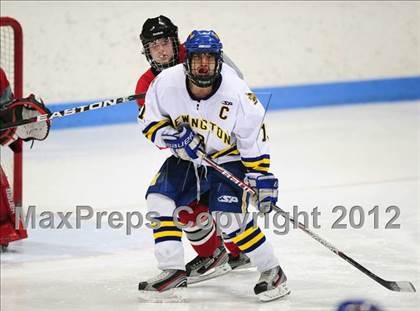 Thumbnail 1 in NFA/St. Bernard/Bacon Academy vs. Newington/Berlin (CIAC Division III Semifinal) photogallery.