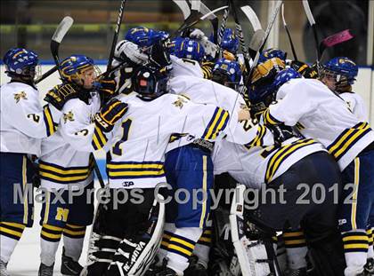 Thumbnail 3 in NFA/St. Bernard/Bacon Academy vs. Newington/Berlin (CIAC Division III Semifinal) photogallery.