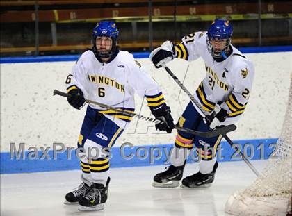 Thumbnail 3 in NFA/St. Bernard/Bacon Academy vs. Newington/Berlin (CIAC Division III Semifinal) photogallery.