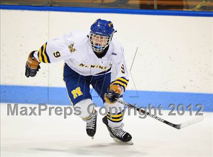 Thumbnail 3 in NFA/St. Bernard/Bacon Academy vs. Newington/Berlin (CIAC Division III Semifinal) photogallery.