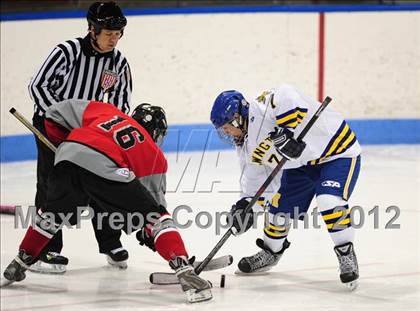 Thumbnail 3 in NFA/St. Bernard/Bacon Academy vs. Newington/Berlin (CIAC Division III Semifinal) photogallery.
