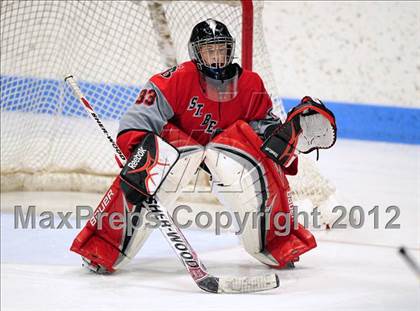 Thumbnail 3 in NFA/St. Bernard/Bacon Academy vs. Newington/Berlin (CIAC Division III Semifinal) photogallery.