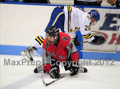Thumbnail 3 in NFA/St. Bernard/Bacon Academy vs. Newington/Berlin (CIAC Division III Semifinal) photogallery.