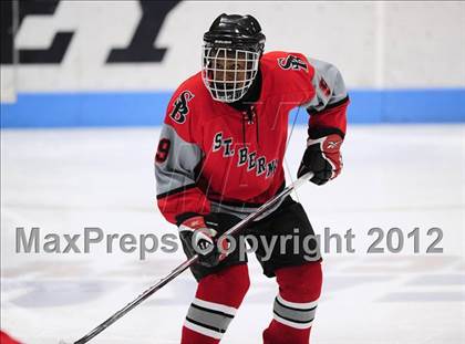 Thumbnail 3 in NFA/St. Bernard/Bacon Academy vs. Newington/Berlin (CIAC Division III Semifinal) photogallery.