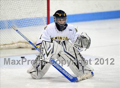 Thumbnail 3 in NFA/St. Bernard/Bacon Academy vs. Newington/Berlin (CIAC Division III Semifinal) photogallery.