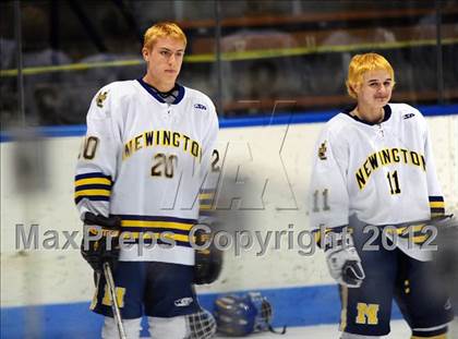 Thumbnail 1 in NFA/St. Bernard/Bacon Academy vs. Newington/Berlin (CIAC Division III Semifinal) photogallery.
