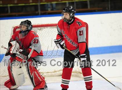 Thumbnail 1 in NFA/St. Bernard/Bacon Academy vs. Newington/Berlin (CIAC Division III Semifinal) photogallery.