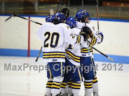 Thumbnail 3 in NFA/St. Bernard/Bacon Academy vs. Newington/Berlin (CIAC Division III Semifinal) photogallery.