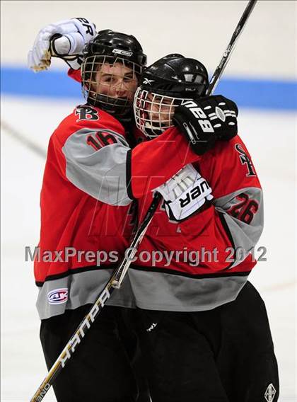 Thumbnail 3 in NFA/St. Bernard/Bacon Academy vs. Newington/Berlin (CIAC Division III Semifinal) photogallery.