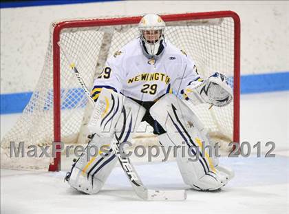 Thumbnail 2 in NFA/St. Bernard/Bacon Academy vs. Newington/Berlin (CIAC Division III Semifinal) photogallery.