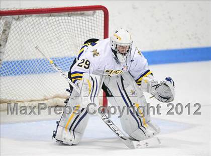 Thumbnail 3 in NFA/St. Bernard/Bacon Academy vs. Newington/Berlin (CIAC Division III Semifinal) photogallery.