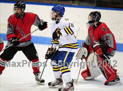 Thumbnail 3 in NFA/St. Bernard/Bacon Academy vs. Newington/Berlin (CIAC Division III Semifinal) photogallery.