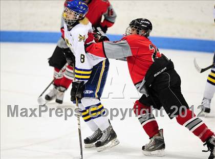 Thumbnail 3 in NFA/St. Bernard/Bacon Academy vs. Newington/Berlin (CIAC Division III Semifinal) photogallery.