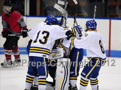 Thumbnail 2 in NFA/St. Bernard/Bacon Academy vs. Newington/Berlin (CIAC Division III Semifinal) photogallery.