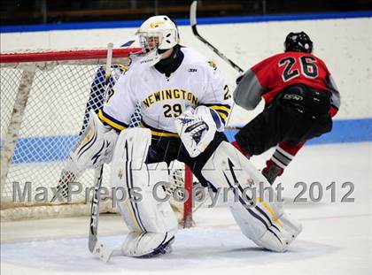 Thumbnail 3 in NFA/St. Bernard/Bacon Academy vs. Newington/Berlin (CIAC Division III Semifinal) photogallery.