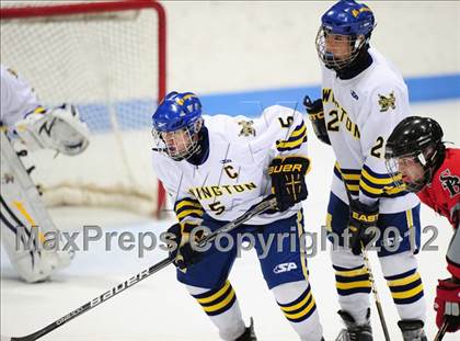 Thumbnail 2 in NFA/St. Bernard/Bacon Academy vs. Newington/Berlin (CIAC Division III Semifinal) photogallery.