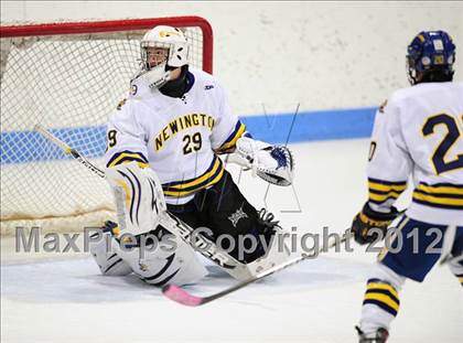 Thumbnail 2 in NFA/St. Bernard/Bacon Academy vs. Newington/Berlin (CIAC Division III Semifinal) photogallery.