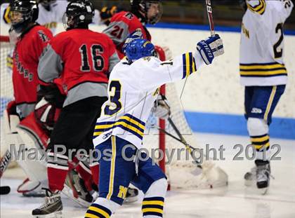 Thumbnail 3 in NFA/St. Bernard/Bacon Academy vs. Newington/Berlin (CIAC Division III Semifinal) photogallery.