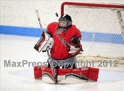 Thumbnail 1 in NFA/St. Bernard/Bacon Academy vs. Newington/Berlin (CIAC Division III Semifinal) photogallery.