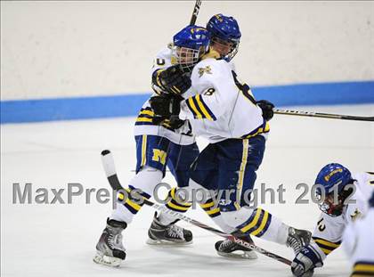 Thumbnail 2 in NFA/St. Bernard/Bacon Academy vs. Newington/Berlin (CIAC Division III Semifinal) photogallery.