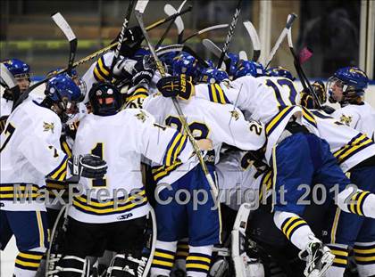 Thumbnail 1 in NFA/St. Bernard/Bacon Academy vs. Newington/Berlin (CIAC Division III Semifinal) photogallery.