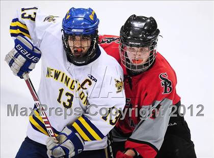 Thumbnail 1 in NFA/St. Bernard/Bacon Academy vs. Newington/Berlin (CIAC Division III Semifinal) photogallery.