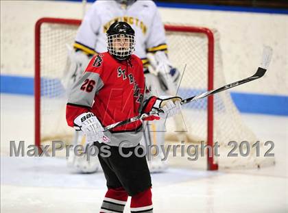 Thumbnail 2 in NFA/St. Bernard/Bacon Academy vs. Newington/Berlin (CIAC Division III Semifinal) photogallery.
