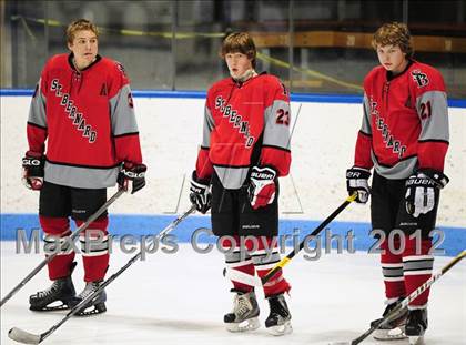 Thumbnail 2 in NFA/St. Bernard/Bacon Academy vs. Newington/Berlin (CIAC Division III Semifinal) photogallery.