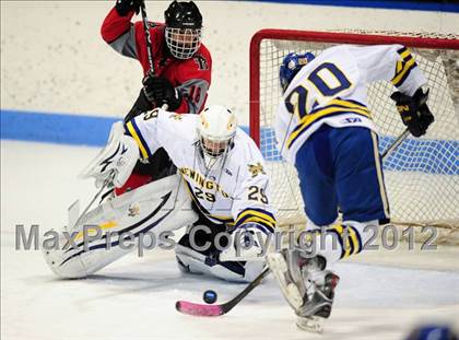Thumbnail 2 in NFA/St. Bernard/Bacon Academy vs. Newington/Berlin (CIAC Division III Semifinal) photogallery.