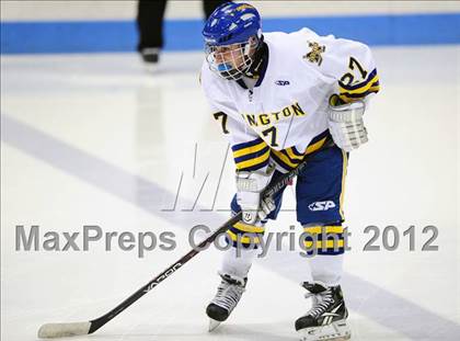 Thumbnail 3 in NFA/St. Bernard/Bacon Academy vs. Newington/Berlin (CIAC Division III Semifinal) photogallery.