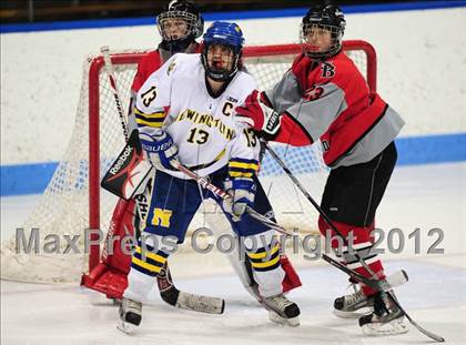 Thumbnail 1 in NFA/St. Bernard/Bacon Academy vs. Newington/Berlin (CIAC Division III Semifinal) photogallery.