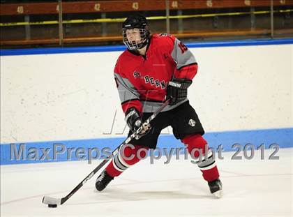 Thumbnail 3 in NFA/St. Bernard/Bacon Academy vs. Newington/Berlin (CIAC Division III Semifinal) photogallery.