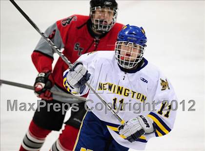 Thumbnail 2 in NFA/St. Bernard/Bacon Academy vs. Newington/Berlin (CIAC Division III Semifinal) photogallery.