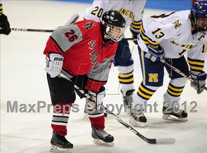 Thumbnail 2 in NFA/St. Bernard/Bacon Academy vs. Newington/Berlin (CIAC Division III Semifinal) photogallery.