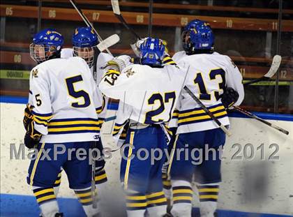 Thumbnail 1 in NFA/St. Bernard/Bacon Academy vs. Newington/Berlin (CIAC Division III Semifinal) photogallery.