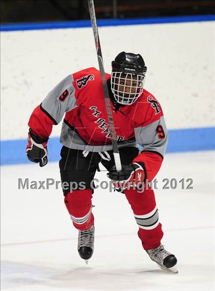 Thumbnail 2 in NFA/St. Bernard/Bacon Academy vs. Newington/Berlin (CIAC Division III Semifinal) photogallery.