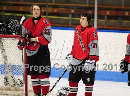 Thumbnail 1 in NFA/St. Bernard/Bacon Academy vs. Newington/Berlin (CIAC Division III Semifinal) photogallery.