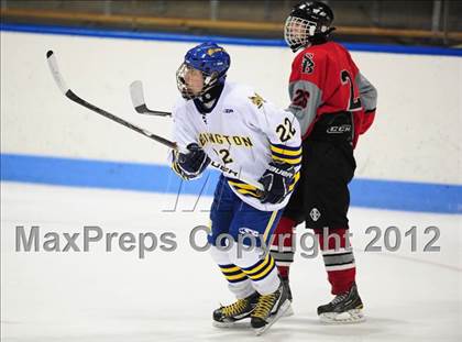 Thumbnail 2 in NFA/St. Bernard/Bacon Academy vs. Newington/Berlin (CIAC Division III Semifinal) photogallery.