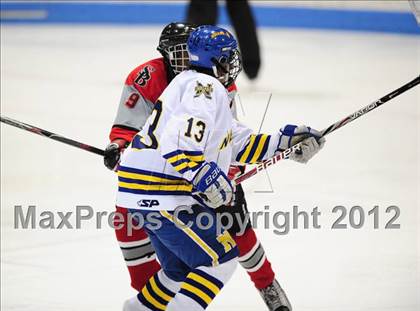 Thumbnail 2 in NFA/St. Bernard/Bacon Academy vs. Newington/Berlin (CIAC Division III Semifinal) photogallery.