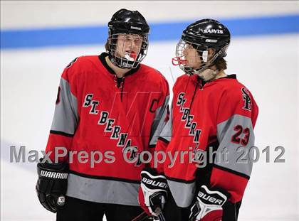 Thumbnail 3 in NFA/St. Bernard/Bacon Academy vs. Newington/Berlin (CIAC Division III Semifinal) photogallery.