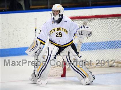 Thumbnail 2 in NFA/St. Bernard/Bacon Academy vs. Newington/Berlin (CIAC Division III Semifinal) photogallery.