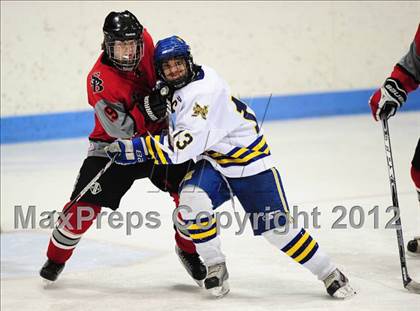 Thumbnail 1 in NFA/St. Bernard/Bacon Academy vs. Newington/Berlin (CIAC Division III Semifinal) photogallery.